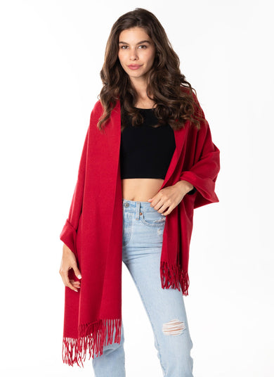 SCARLET OPULENT SCARF

