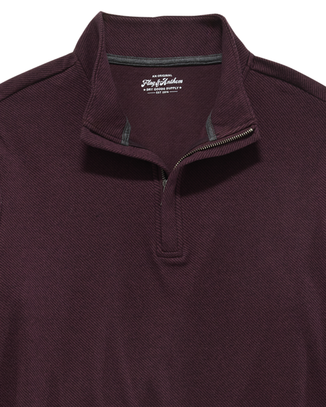 MEN'S MAROON HERO STRETCH KNIT 1/4 ZIP