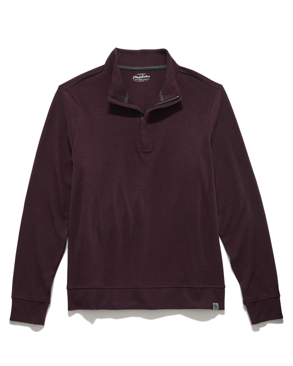 MEN'S MAROON HERO STRETCH KNIT 1/4 ZIP
