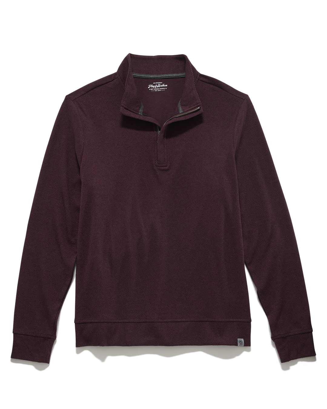 MEN'S MAROON HERO STRETCH KNIT 1/4 ZIP