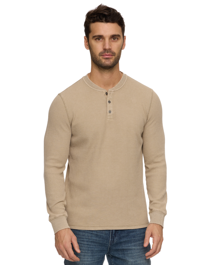 MEN'S TAN VINTAGE SOFT WAFFLE HENELY