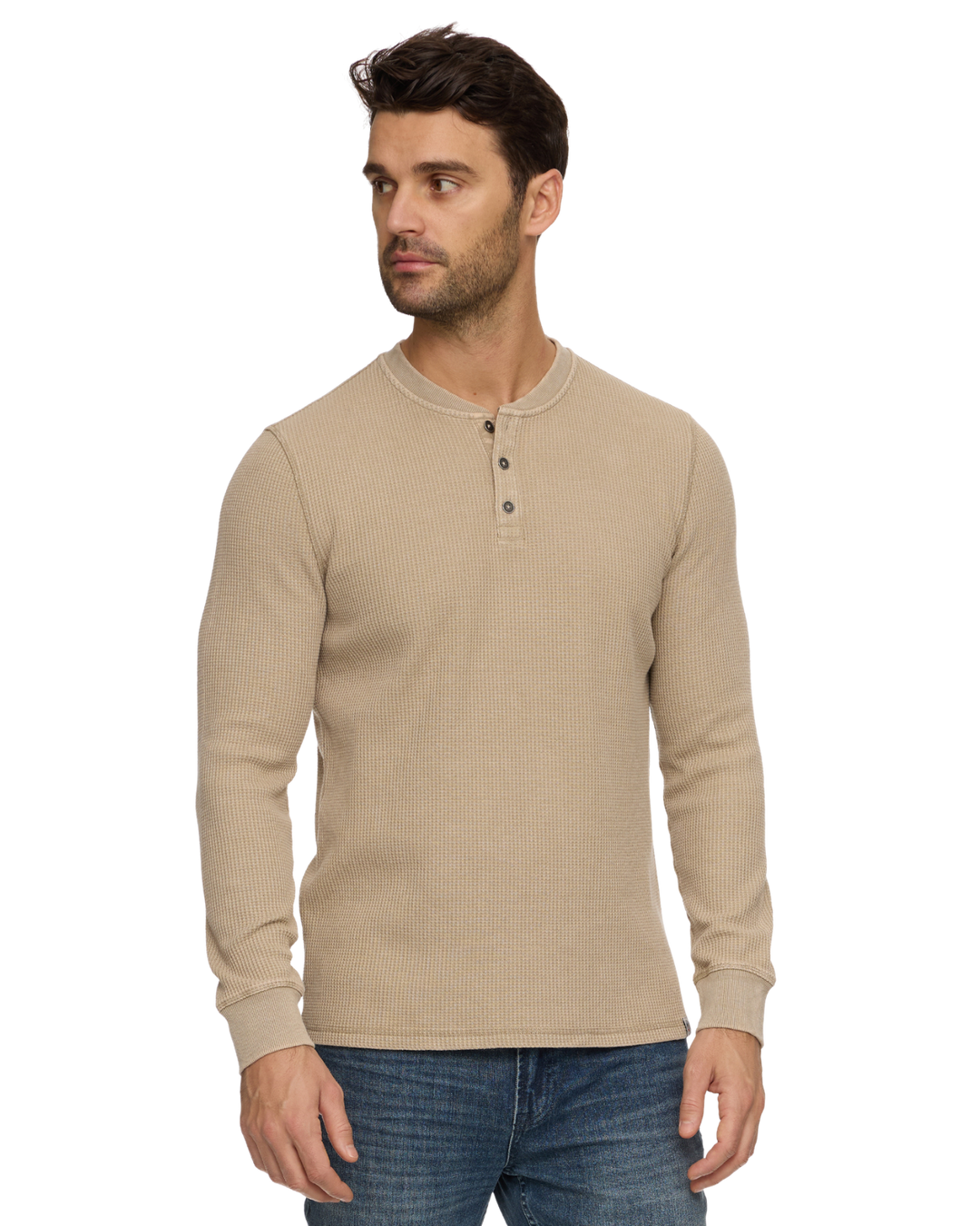 MEN'S TAN VINTAGE SOFT WAFFLE HENELY