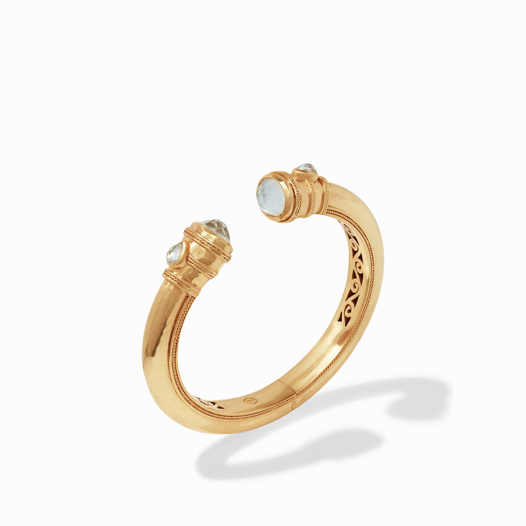 CANNES DEMI CUFF IRIDESCENT CLEAR CRYSTAL