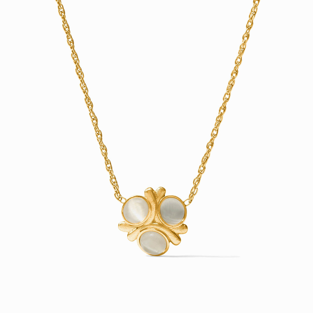 GOLD IVORY COBBLESTONE DELICATE NECKLACE