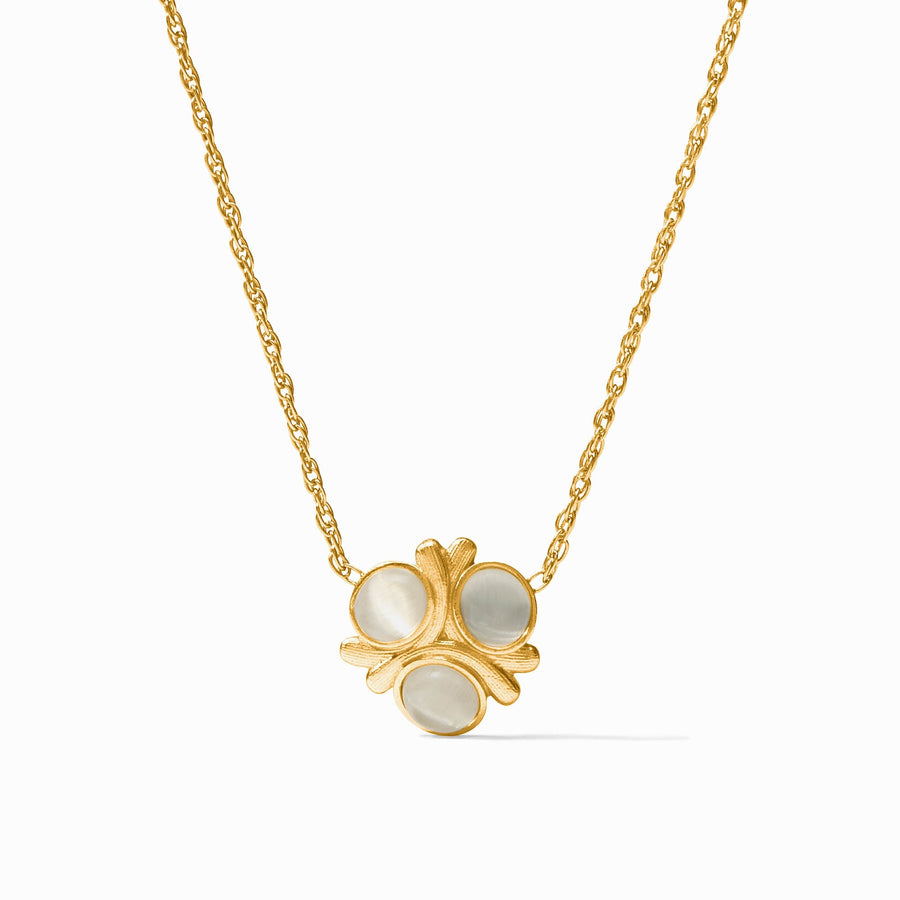 GOLD IVORY COBBLESTONE DELICATE NECKLACE
