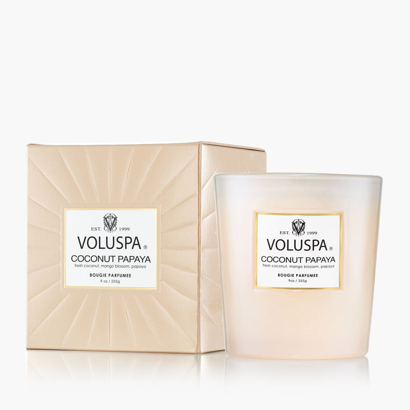 COCONUT PAPAYA 9 oz CLASSIC SPECKLE CANDLE
