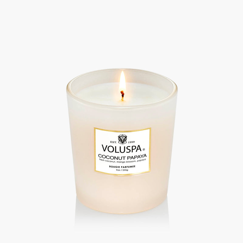 COCONUT PAPAYA 9 oz CLASSIC SPECKLE CANDLE
