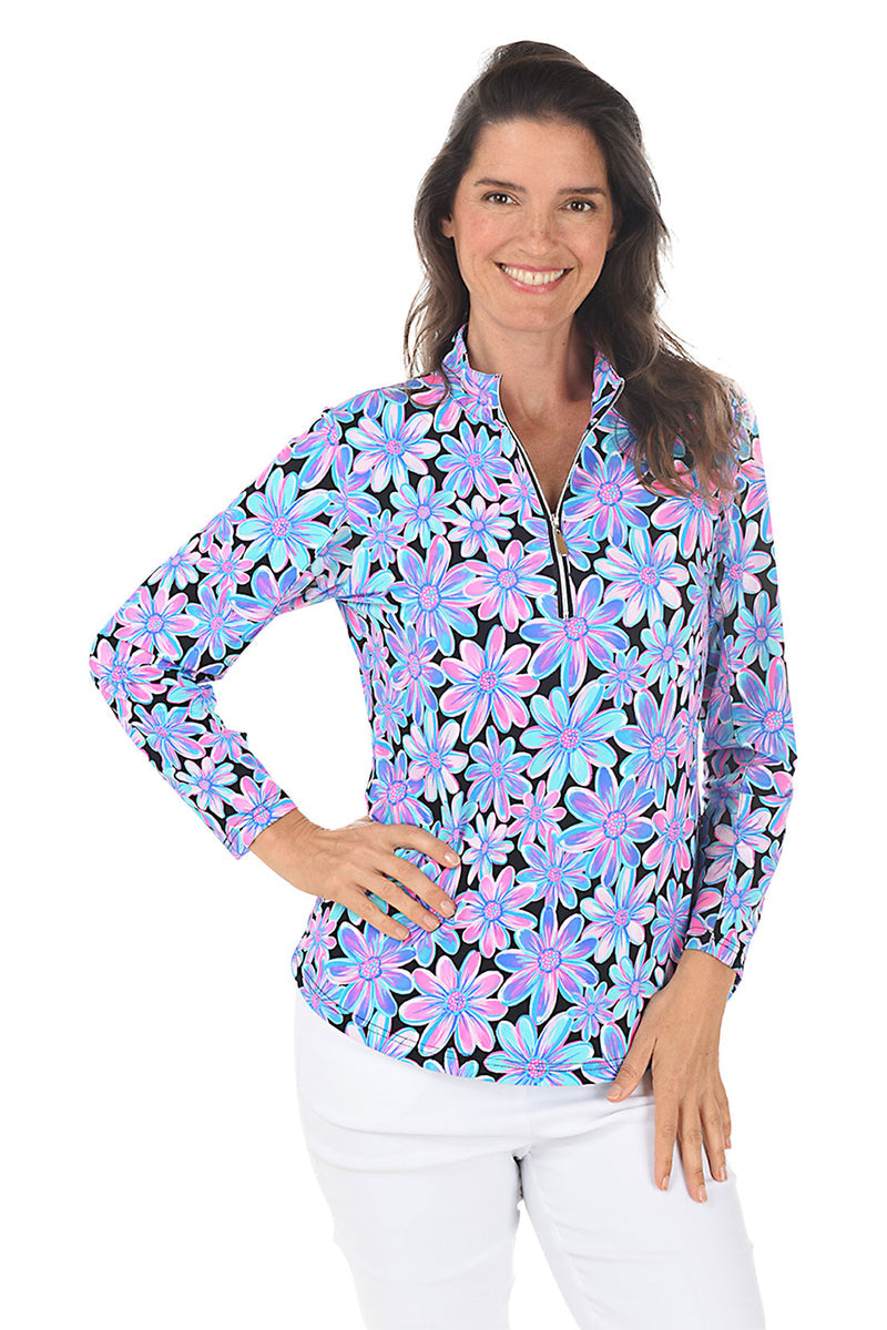 JENNIE SPRING BOUQUET PRO ZIP PULLOVER

