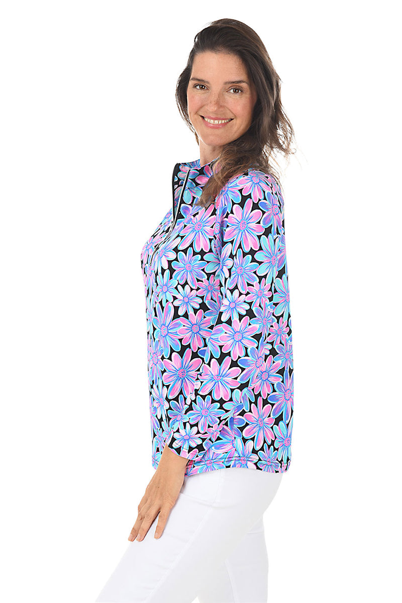 JENNIE SPRING BOUQUET PRO ZIP PULLOVER
