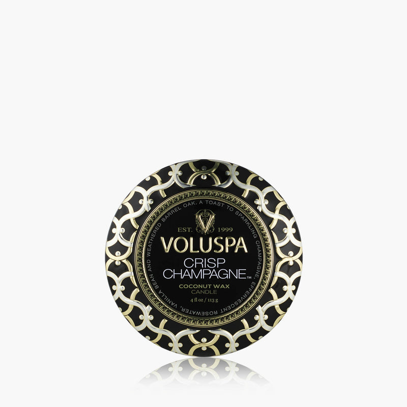 CRISP CHAMPAGNE MINI TIN CANDLE