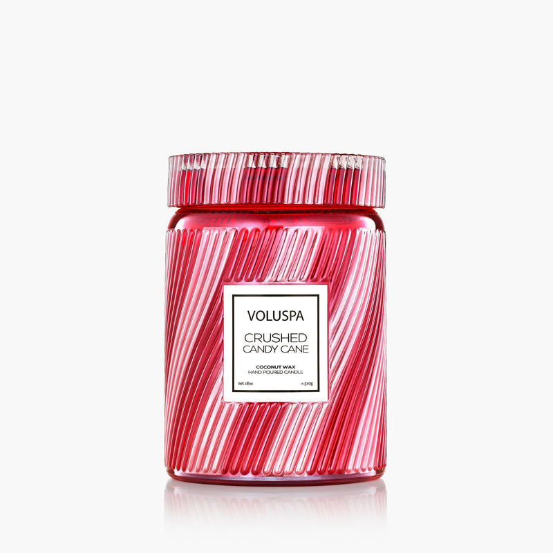 CRUSHER CANDY CANE 18oz LARGE JAR CANDLE
