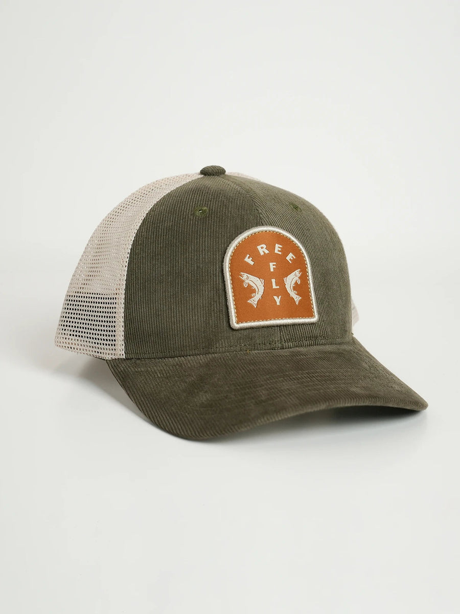 DOUBLED UP CORD TRUCKER HAT
