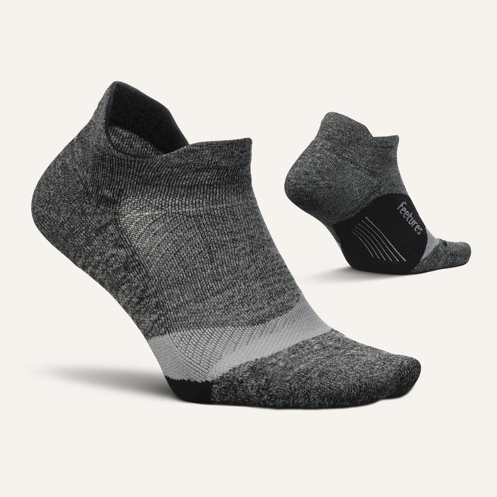 ELITE GRAY LIGHT CUSHION TAB NO SHOW SOCKS
