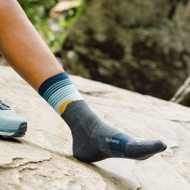 TABLE ROCK GRAY TRAIL MINI CREW MAX CUSHION SOCKS