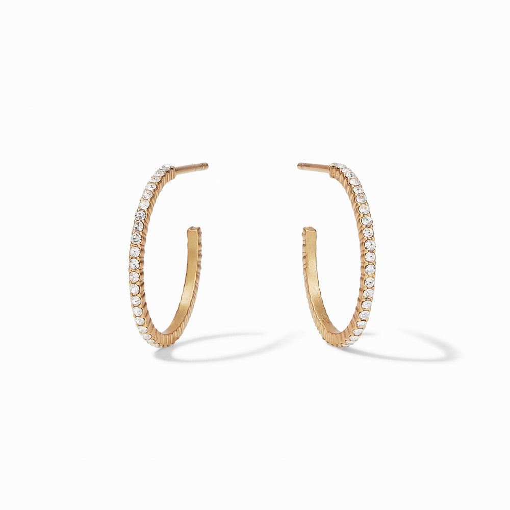 WINDSOR GOLD CUBIC ZIRCONIA SMALL HOOP
