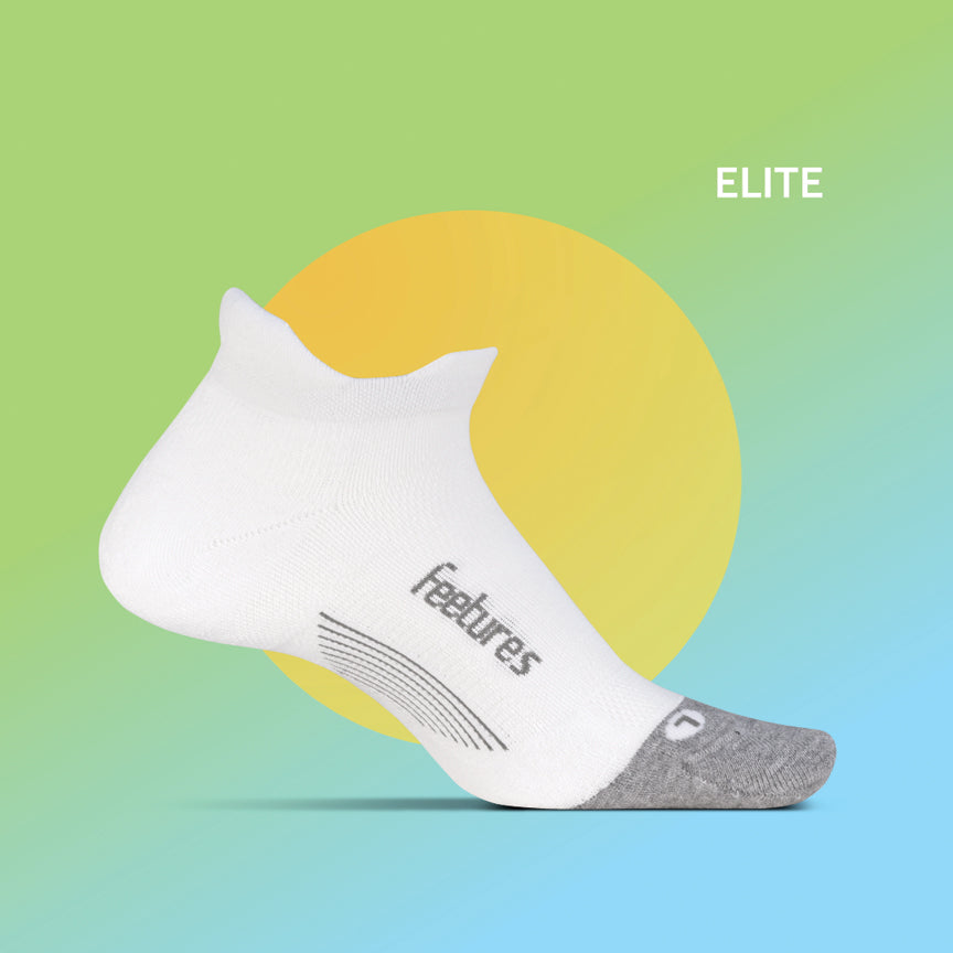 ELITE WHITE LIGHT CUSHION QUARTER SOCK