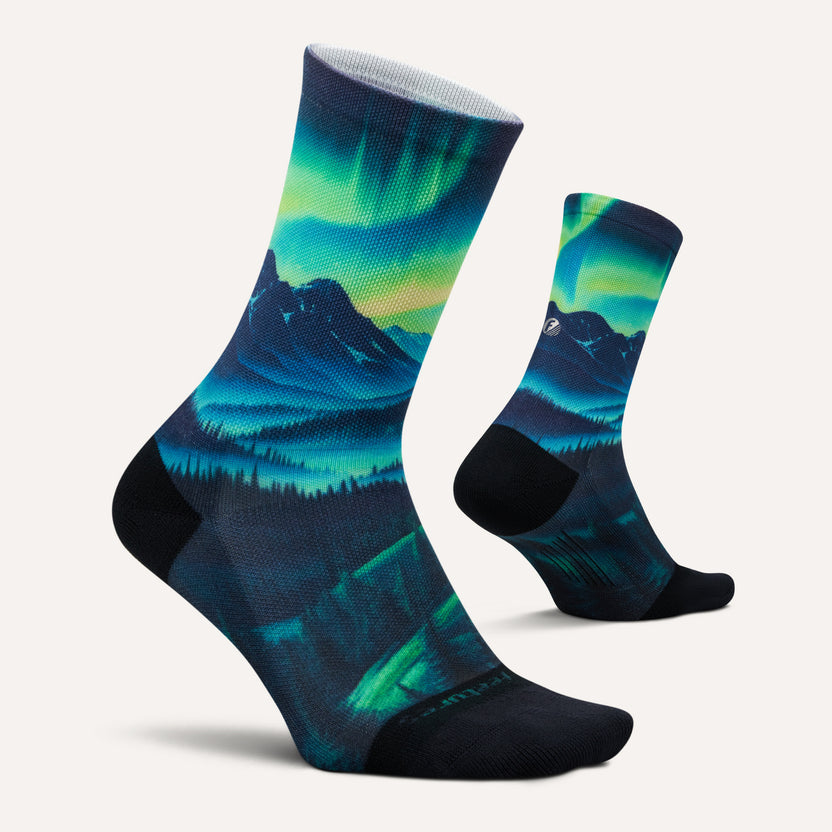 AURORA GLOW ELITE LIGHT CUSHION MINI CREW SOCKS