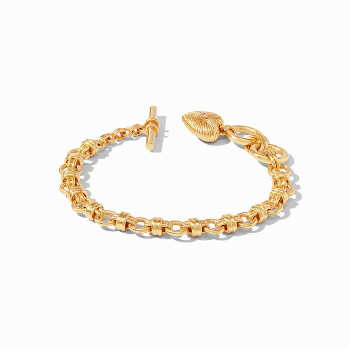 ESME HEART CZ GOLD BRACELET