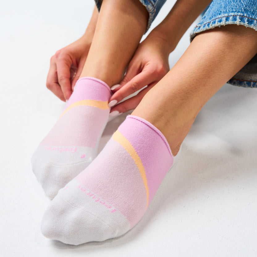WHITE FLOW ULTRA LIGHT INVISIBLE SOCKS