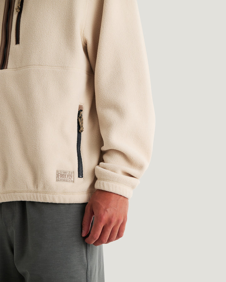 MEN'S FRENCH OAK ASHRIDGE FLEECE HALF ZIP