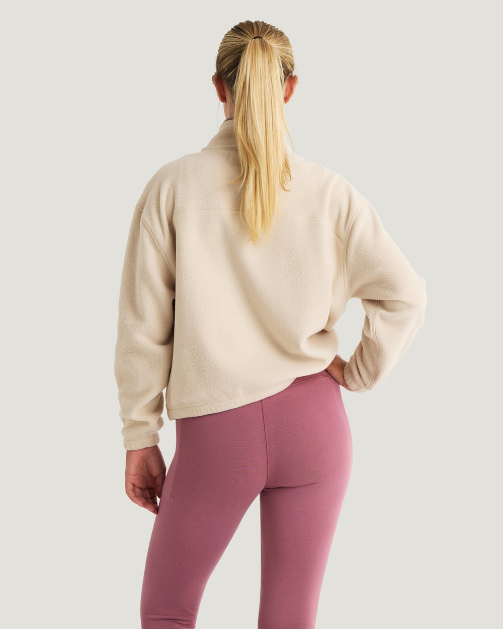 FRENCH OAK ASHRIDGE HALF ZIP FLEECE
