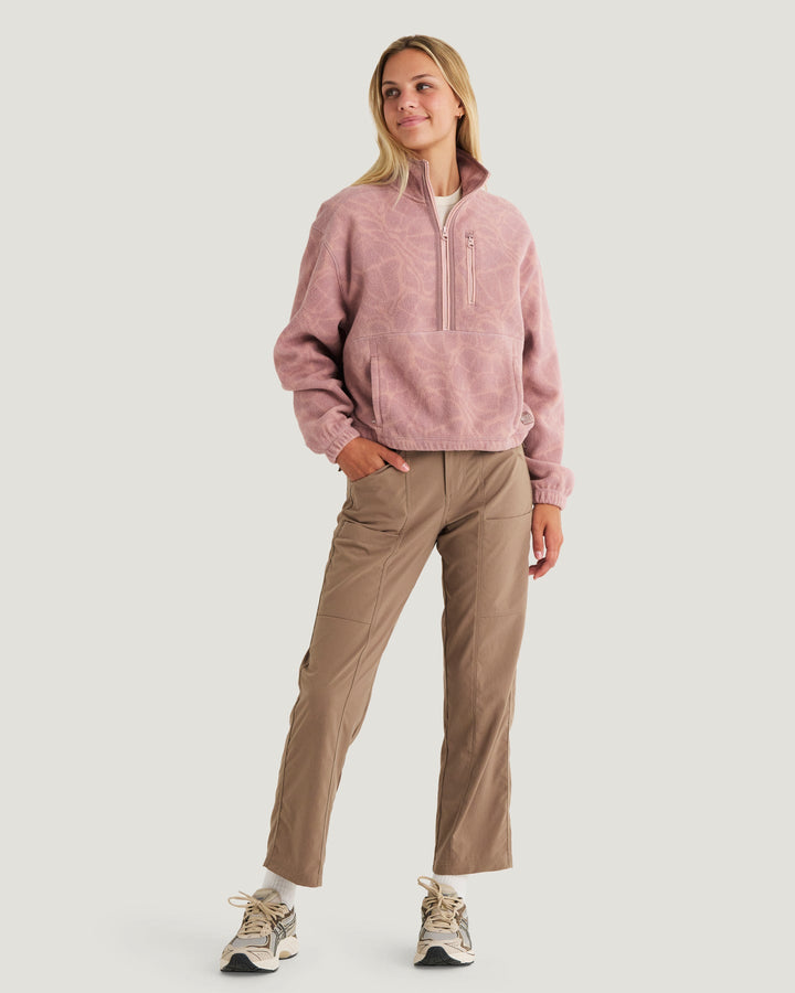 COSMIC BLOOM ASHRIDGE HALF ZIP FLEECE
