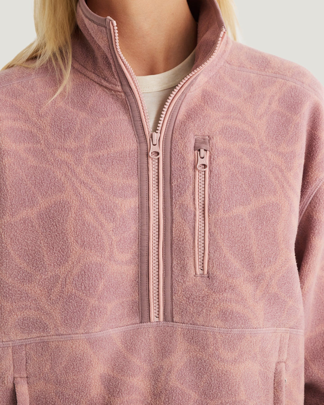 COSMIC BLOOM ASHRIDGE HALF ZIP FLEECE