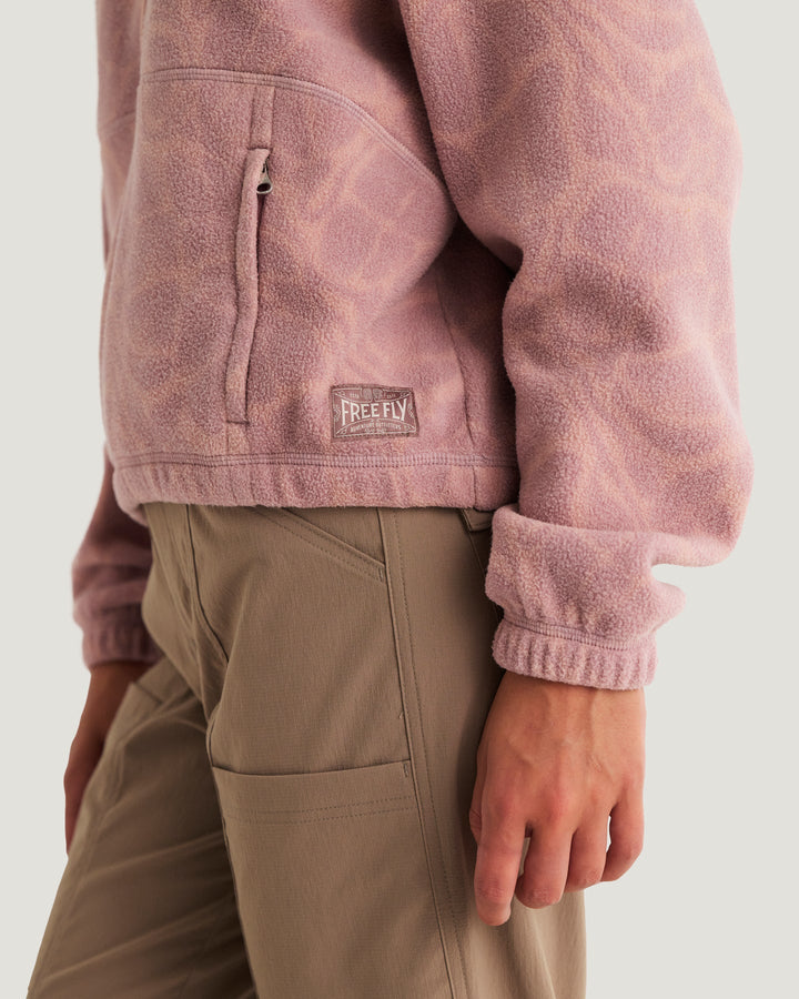 COSMIC BLOOM ASHRIDGE HALF ZIP FLEECE