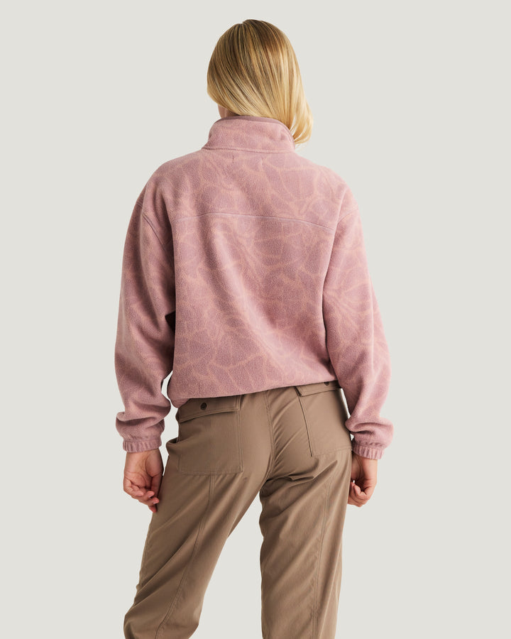 COSMIC BLOOM ASHRIDGE HALF ZIP FLEECE