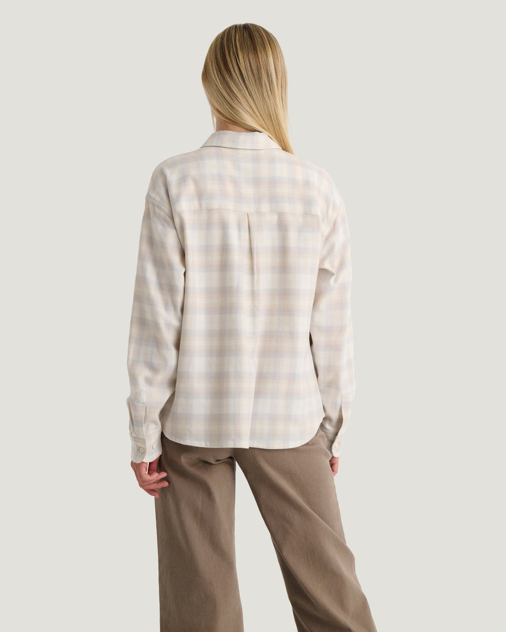 PLAID SEA SALT SEAWOOL FLANNEL SHIRT
