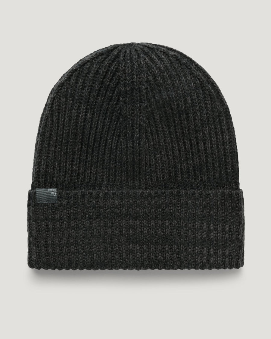 HEATHER ANTHRACITE COASTLOOM BEANIE
