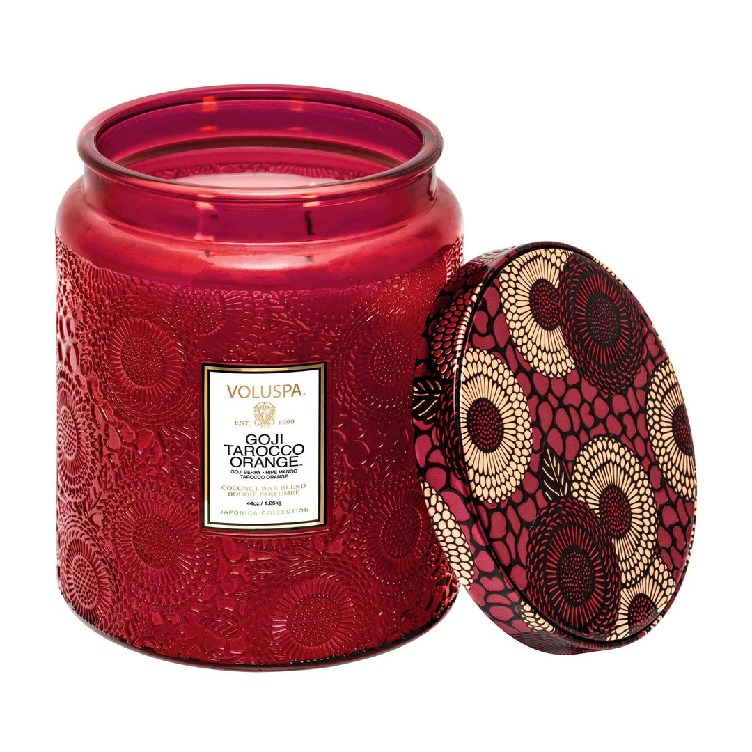 GOJI TAROCCO ORANGE 44oz LUXE JAR CANDLE