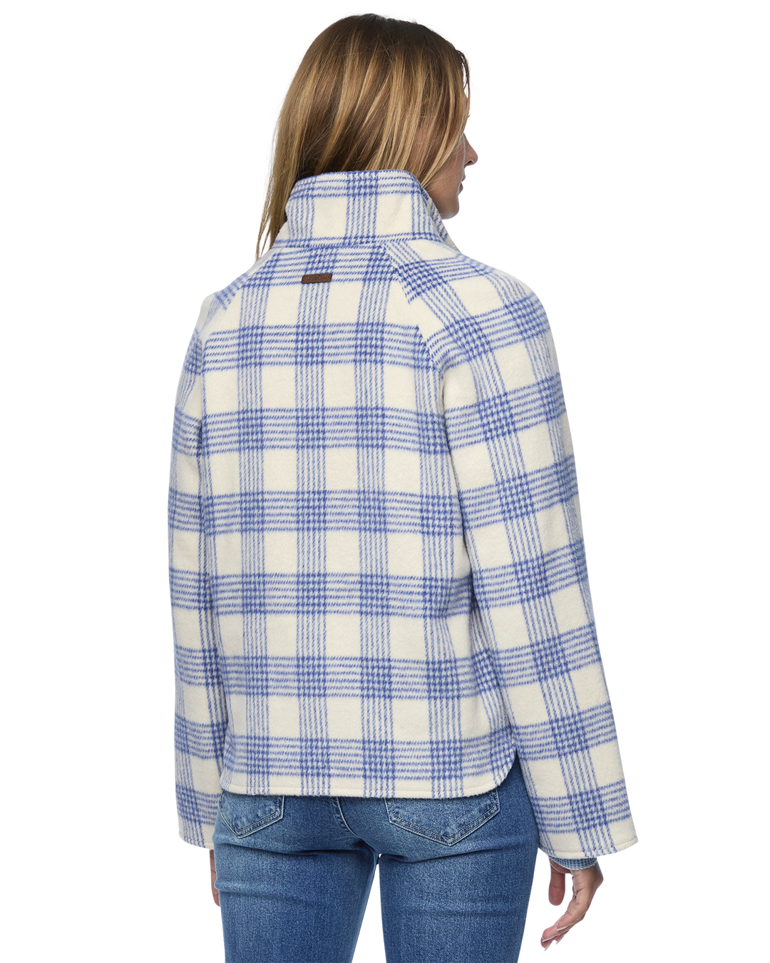 KATY BLUE REVERSIBLE CHECK JACKET