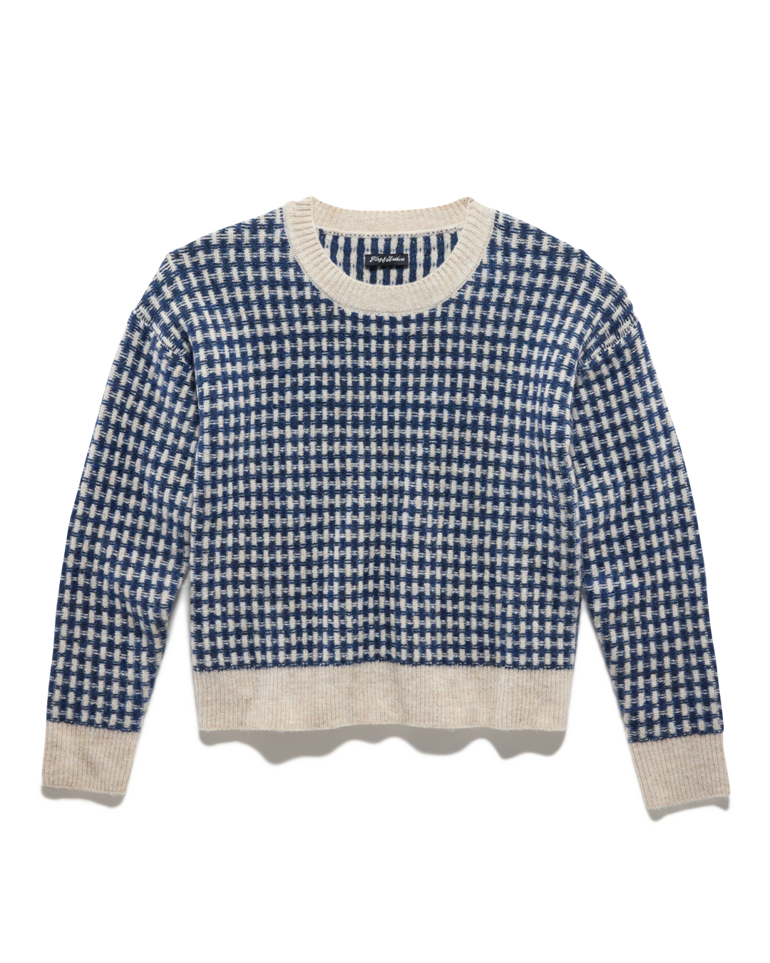 MICHIE NAVY CREW SWEATER