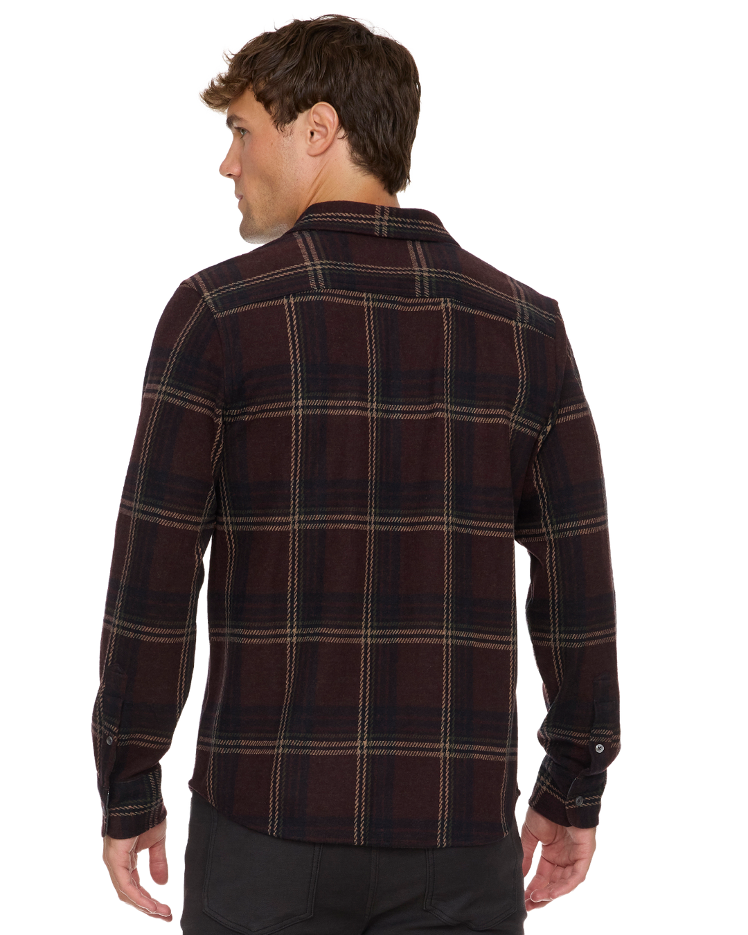 MEN'S ELBA PLAID HERO KNIT FLANNEL SHIRT