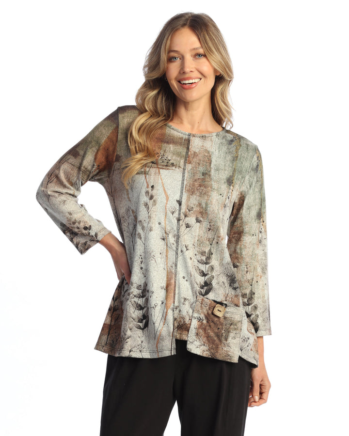 DAY DREAM PATCH POCKET TUNIC TOP