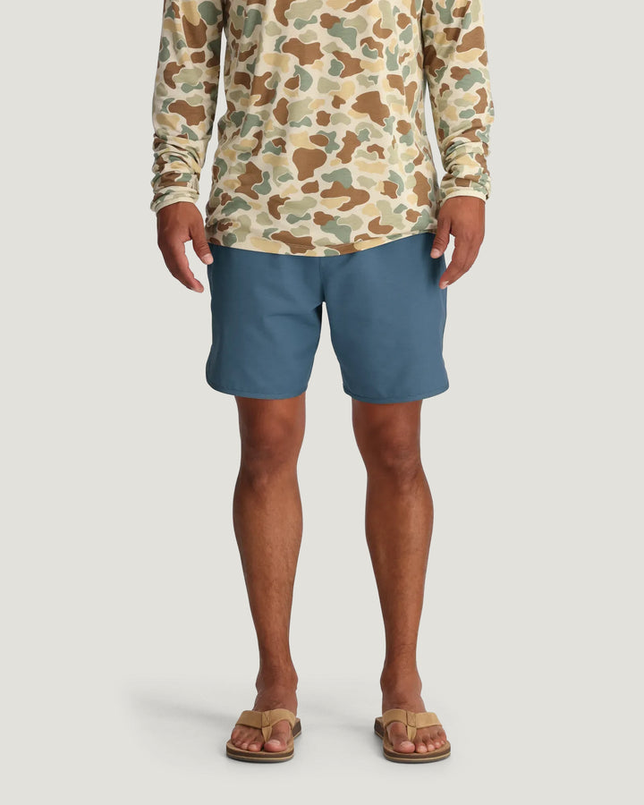 MEN'S PACIFIC BLUE 7" LINED REVERB SHORTS