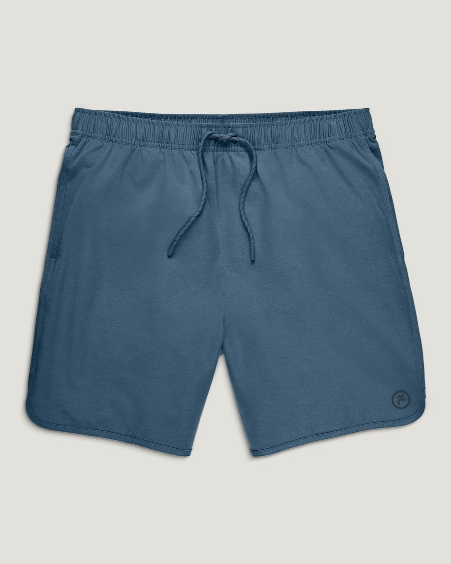 MEN'S PACIFIC BLUE 7" LINED REVERB SHORTS
