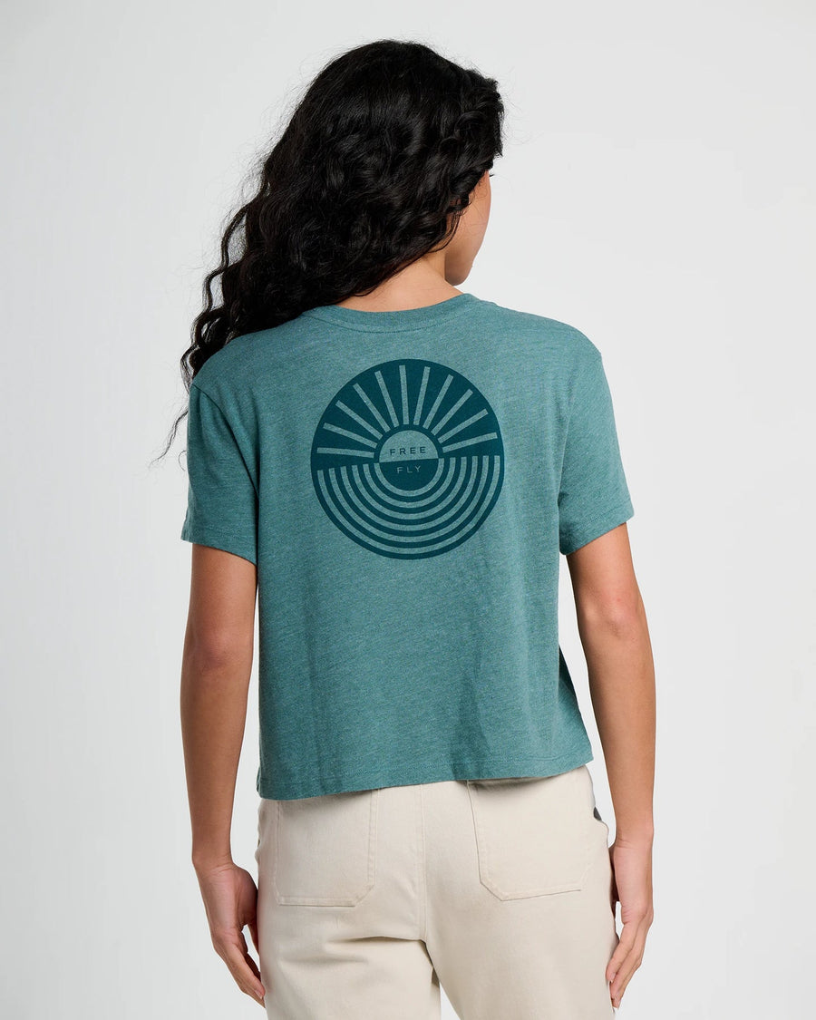 HEATHER SEA PINE SUN RIPPLE TEE
