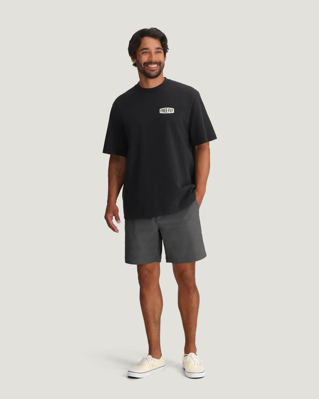 MEN'S PALMERA ANTHRACITE  HYBRID SHORTS