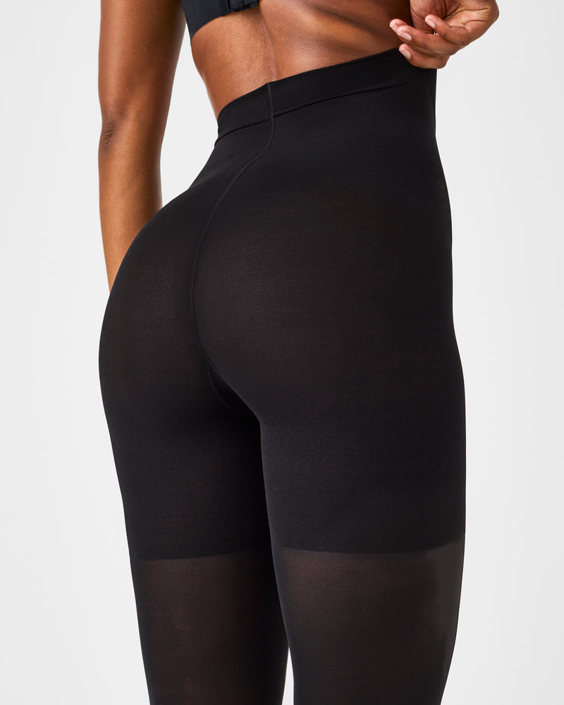 SPANX BLACK TIGHT END TIGHTS