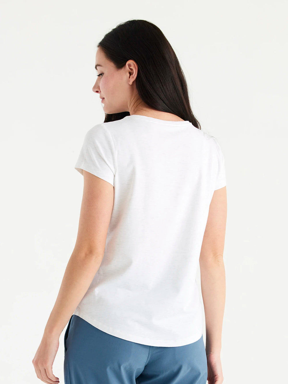 BRIGHT WHITE BAMBOO CURRENT TEE
