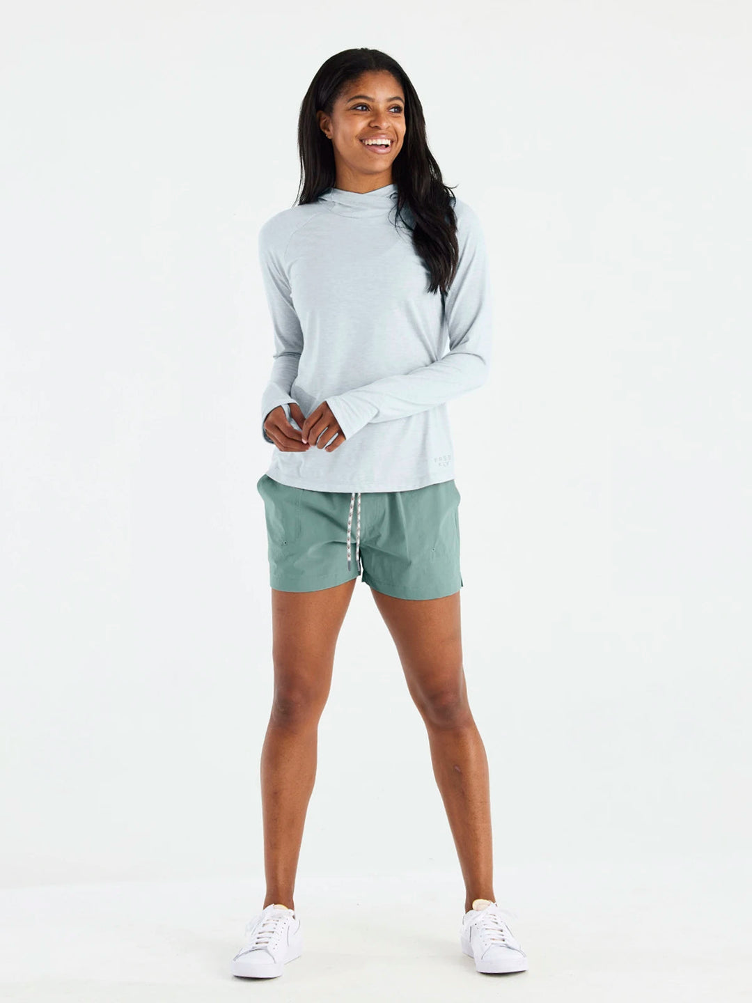 HEATHER TIDE POOL ELEVATE HOODIE