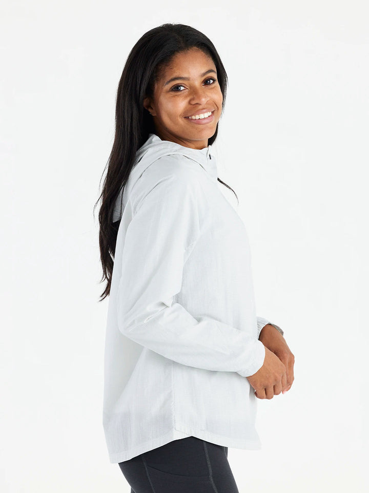 WOMEN'S LIGHT GREY HEADWIND JACKET