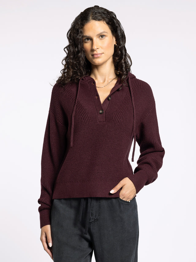 ZINFANDEL DOLLY HOODIE SWEATER
