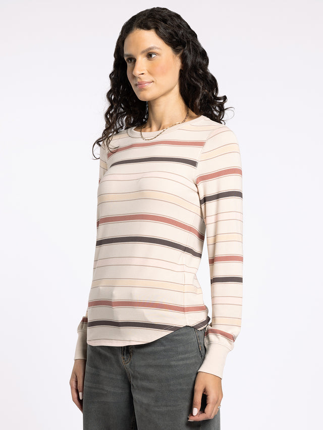 STACY AUTUMN STRIPE TOP
