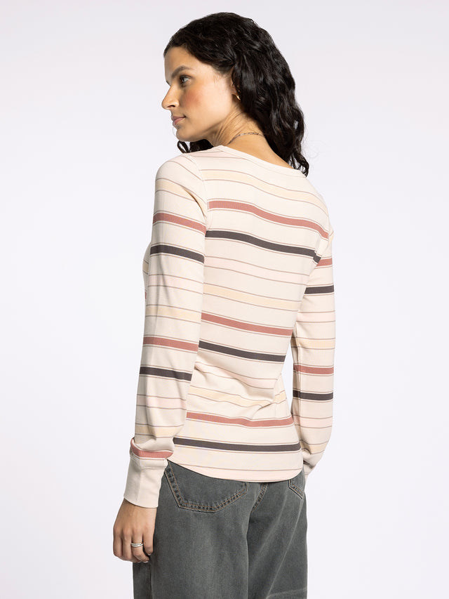 STACY AUTUMN STRIPE TOP