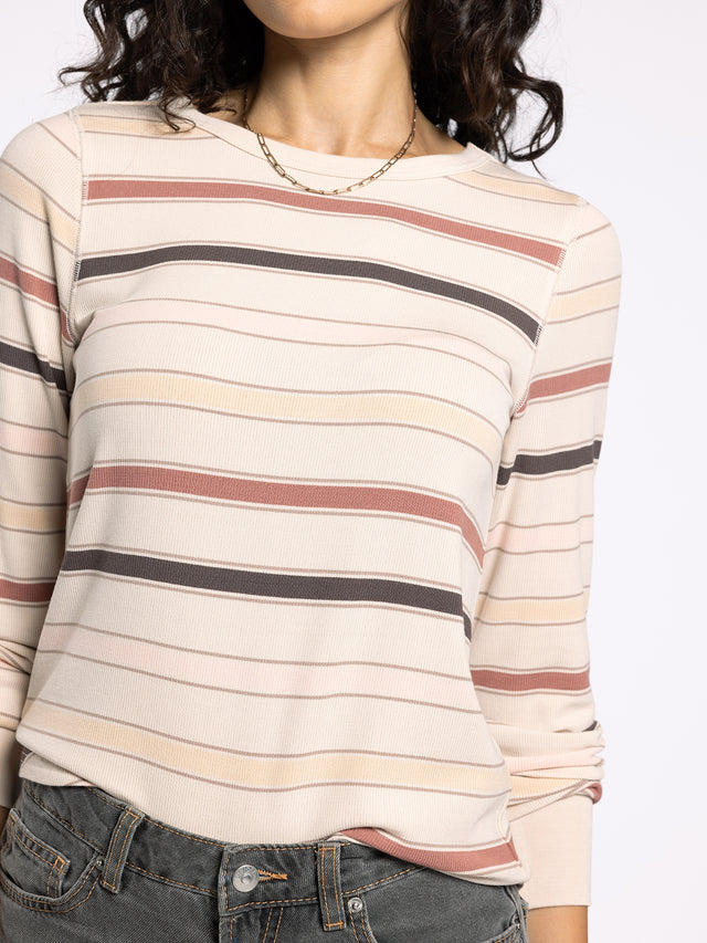 STACY AUTUMN STRIPE TOP