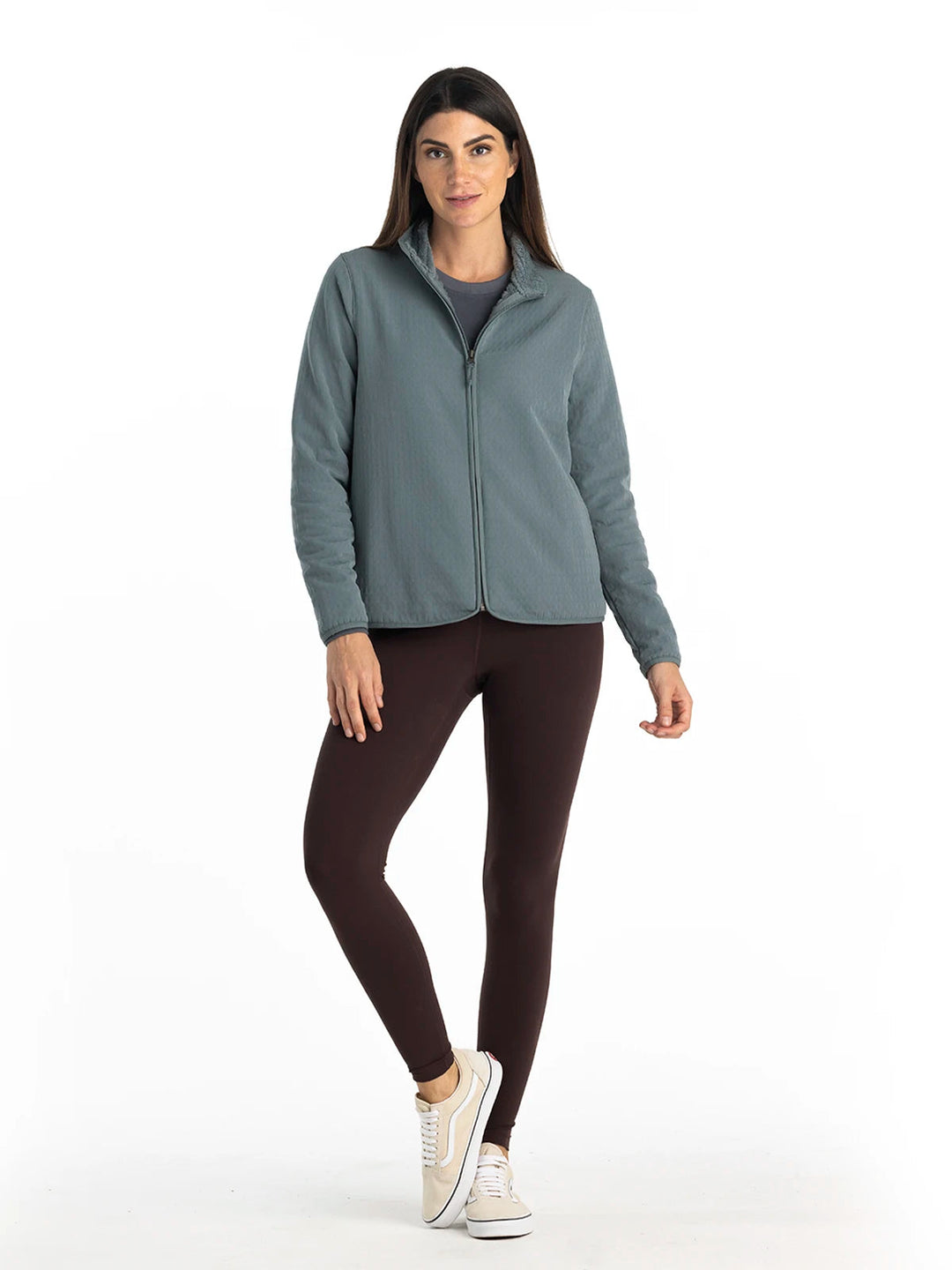 STORMY SEA GRIDBACK FLEECE JACKET