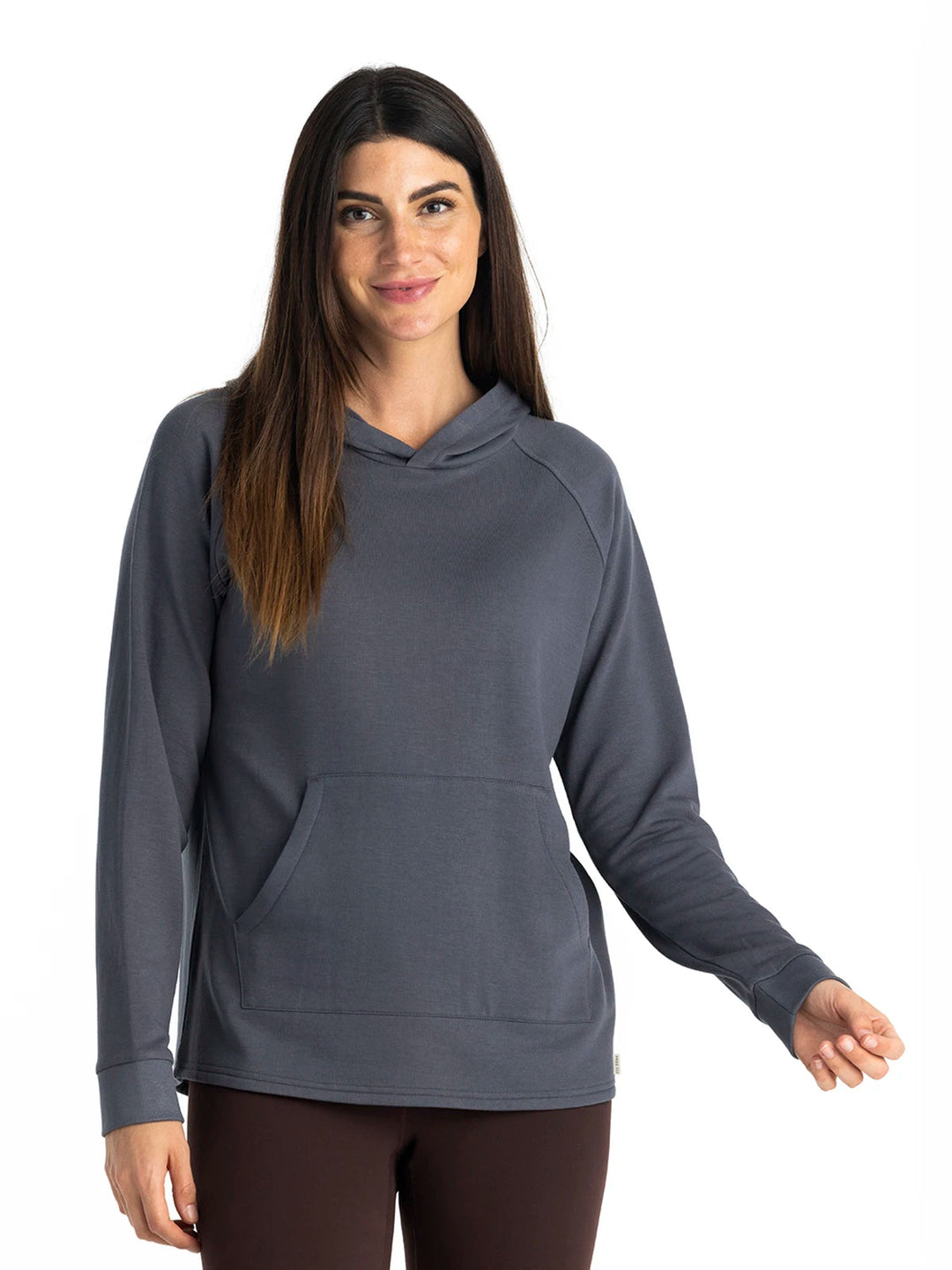WOMEN'S STORM CLOUD BAMBOO LIGHTWEIGHT FLEECE HOODIE